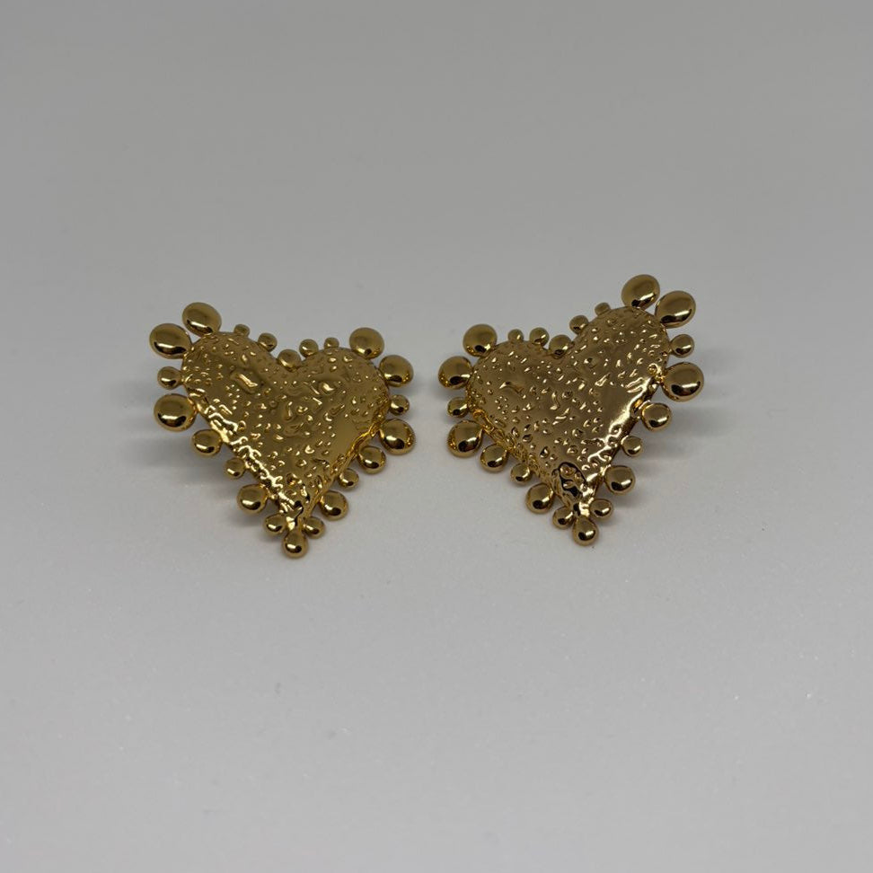 Bubble Heart Earring